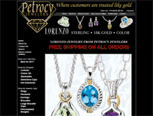 Tablet Screenshot of lorenzo-jewelry.com